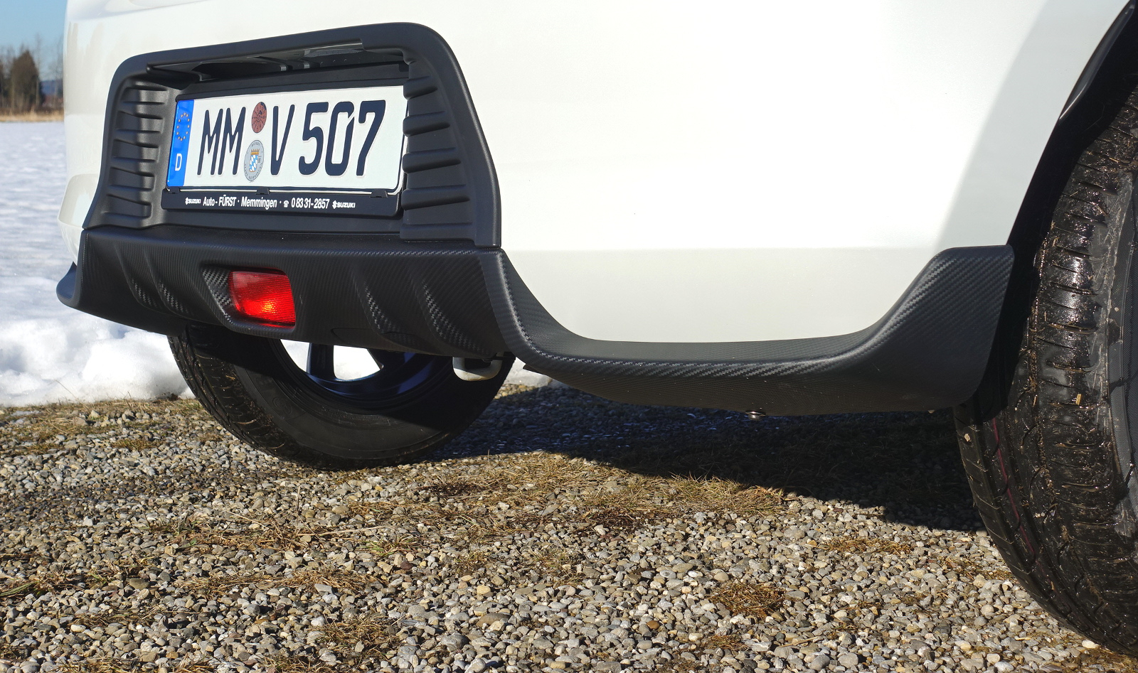 Heckschürze in Carbon-Optik für SUZUKI SWIFT